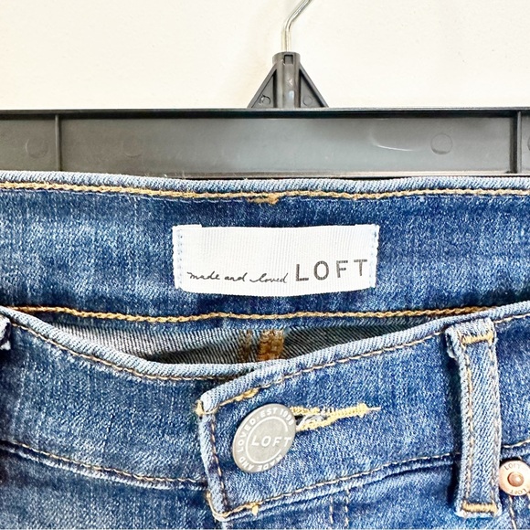 LOFT | Ankle Cropped Skinny Jeans Size 6 - Picture 8 of 9